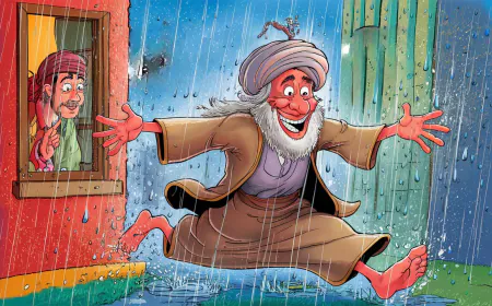 كيفية الهروب من المطر! 😆🌧️ (إجابة ذكية)